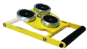 YELLOW HULL MAGNETS FOR PILOT LADDERS (FOR CLAMPING, POSITIONING & HOLDING) SET CONSISTS OUT OF: 2YM-2 SECURING SLINGS - 1 HEAT TREATED WOODEN BOX - 1 ABS CLASS CERTIFICATE CONFORM SOLAS RULES A. 1045(27)